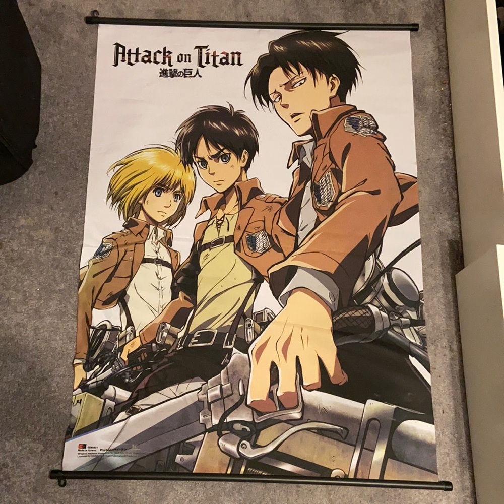 Attack on Titan Poster (scroll/roll up)